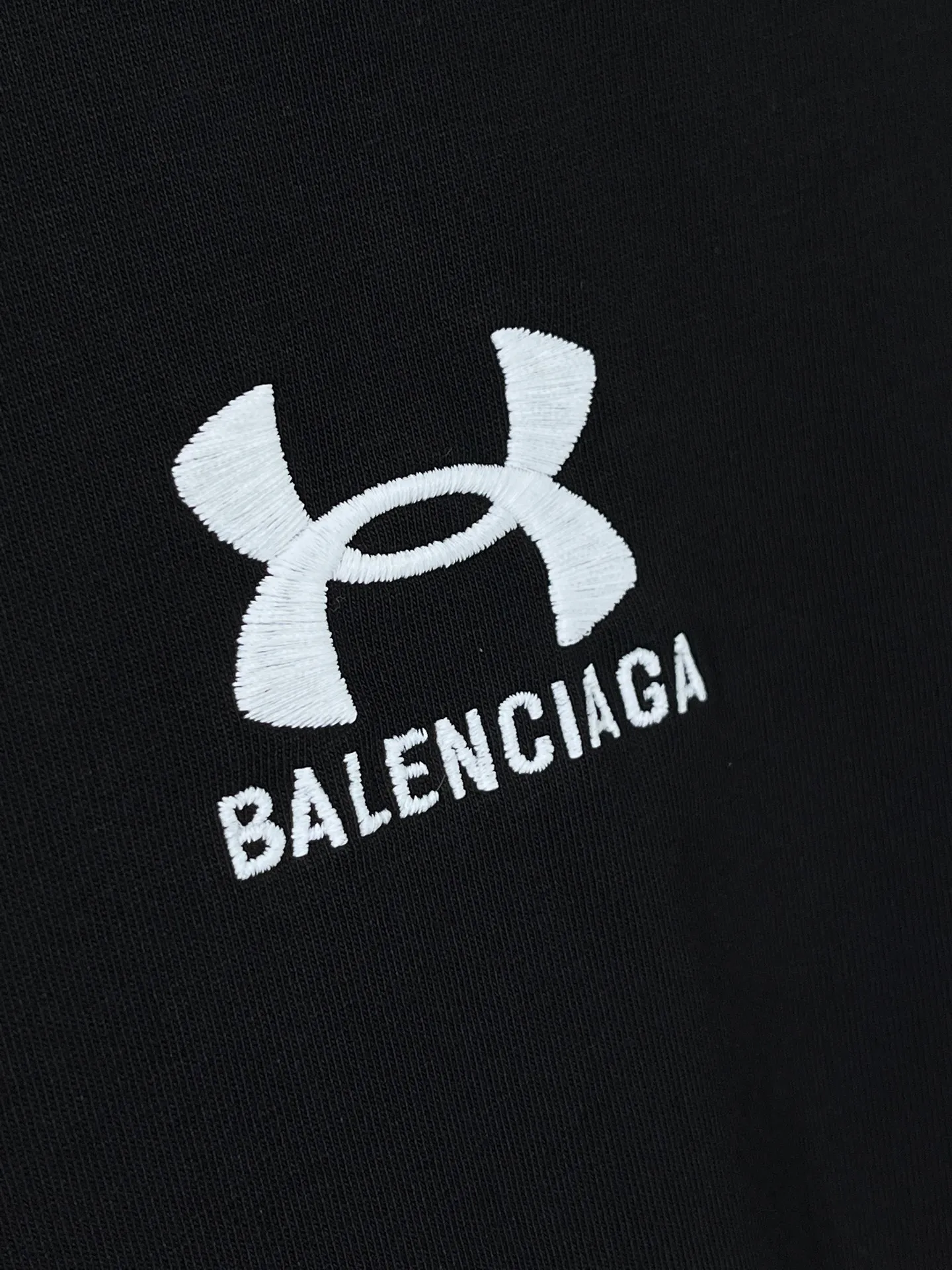 P105💰 -BALENCIAGA- BALENCIAGAx Under Armour blcg xua t 300 . ， ， ， ， ， ， os Same Style ：Black Size：XS-L 8958